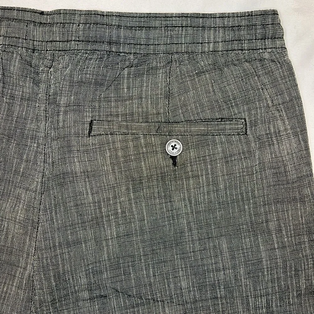 Urban Man Men’s Grey Elastic Waist Drawstring Shorts Size XL